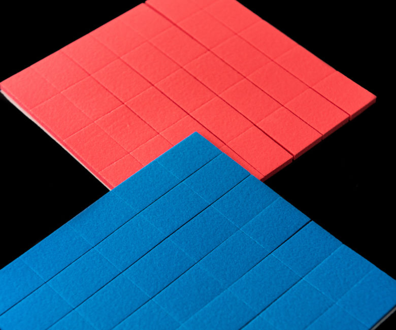Coloured Spacer Pads on Sheets