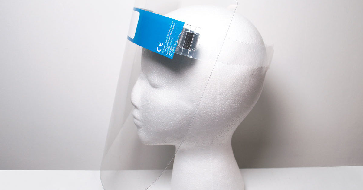 Full Face Shield Visor - 20pk - Nursecall Mats
