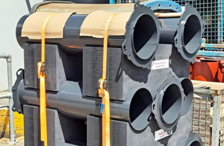 Protective Packaging Foam for Delicate Metal Cylinders